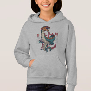 Chinesischer Drache Ost-Zodiac-Zeichen Hoodie