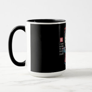 Chinesischer Drache Ost-Zodiac-Zeichen Tasse