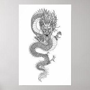 Chinesischer Drache Poster