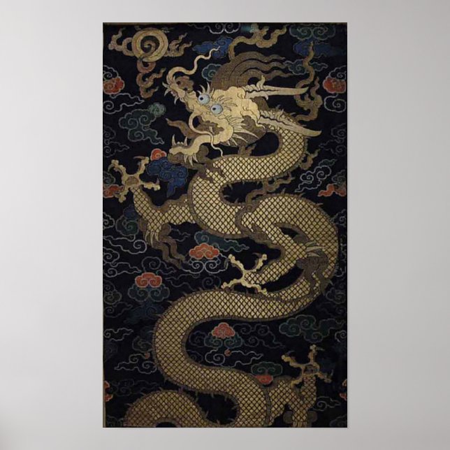 Chinesischer Drache Poster (Vorne)