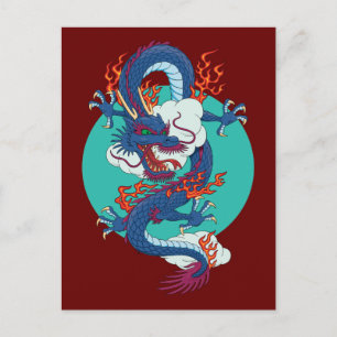 Chinesischer Drache Postkarte