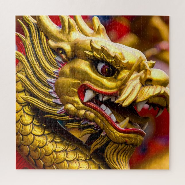 Chinesischer Drache Puzzle (Vertikal)