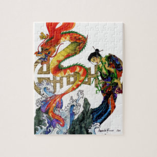 Chinesischer Drache Puzzle