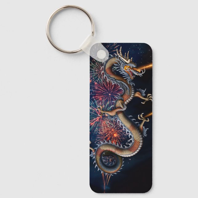 Chinesischer Drache Schlüsselanhänger (Vorderseite)