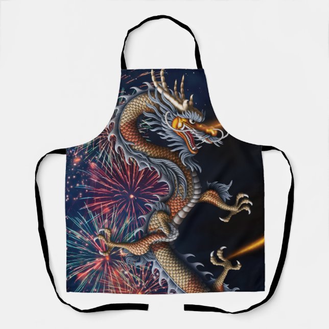 Chinesischer Drache Schürze (Vorderseite)