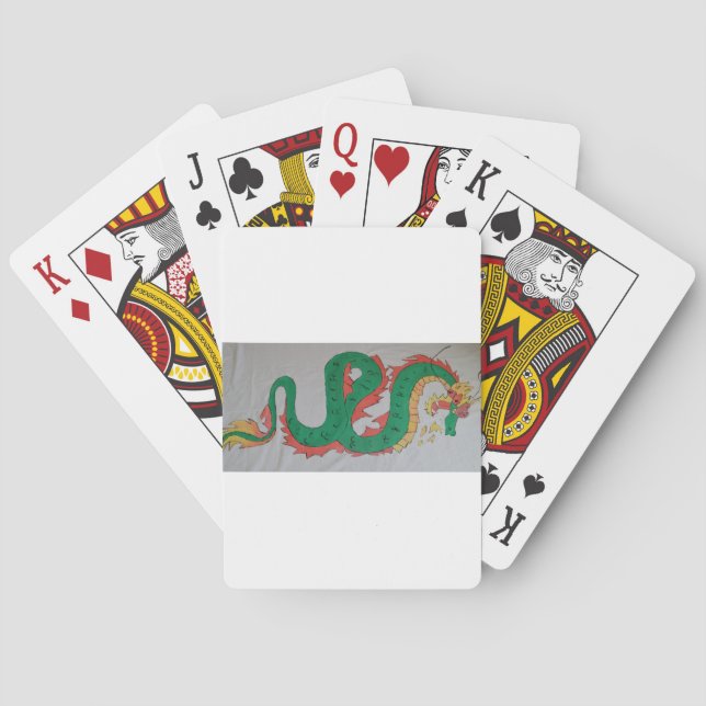 Chinesischer Drache Spielkarten (Rückseite)