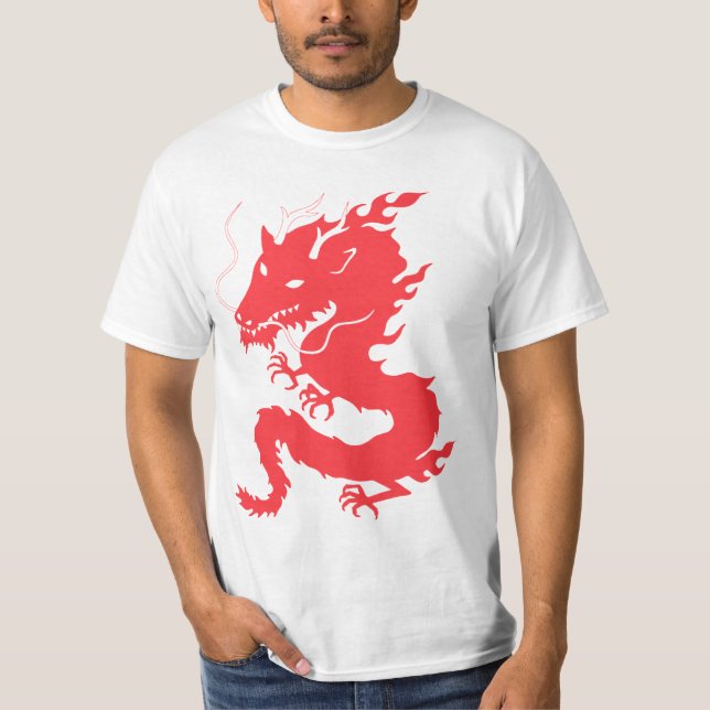 Chinesischer Drache-T - Shirt (Vorderseite)