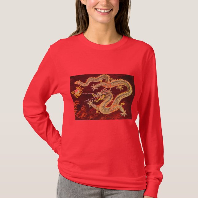 Chinesischer Drache T-Shirt (Vorderseite)