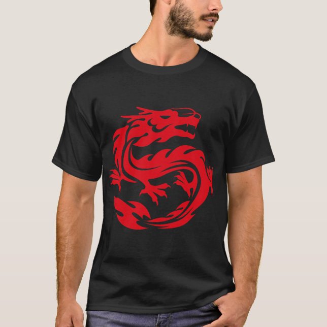 Chinesischer Drache T-Shirt (Vorderseite)