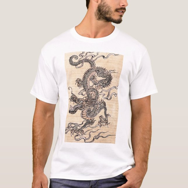 Chinesischer Drache T-Shirt (Vorderseite)