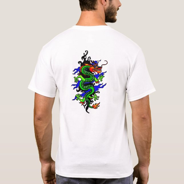 Chinesischer Drache T-Shirt (Rückseite)