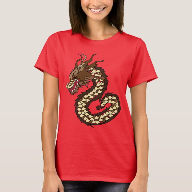 Chinesischer Drache T-Shirt (Vorderseite)