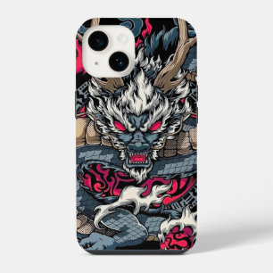 Chinesischer Drache Totem, Tattoo-Kunst iPhone 14 Hülle