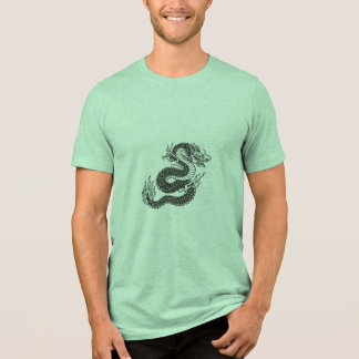 Chinesischer Drache – Traditionelles T-Shirt in Ti Tri-Blend Shirt