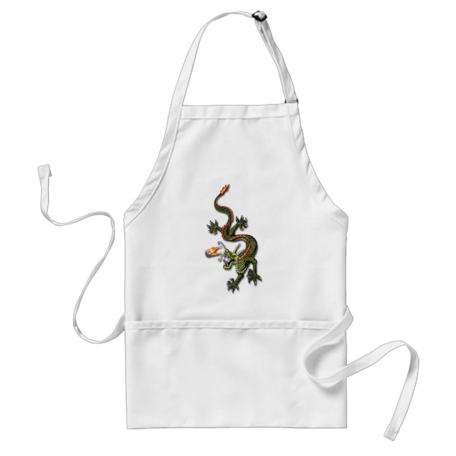 Chinesischer Drache und Perle Schürze (Vorne)