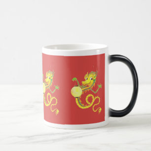 Chinesischer Drache-verwandelnde Tasse