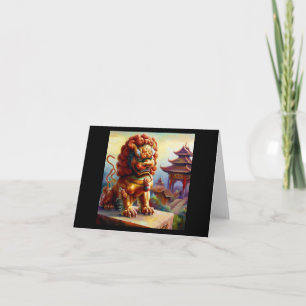 Chinesischer Foo Lion (13) Karte