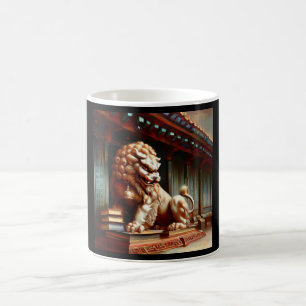 Chinesischer Foo Lion (2) Kaffeetasse