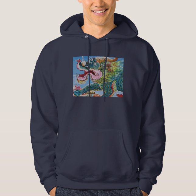Chinesischer Foohund/Lion Guardian Mural Hoodie (Vorderseite)