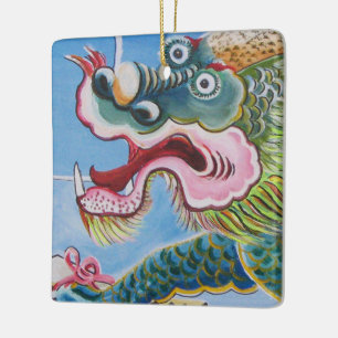 Chinesischer Foohund/Lion Guardian Mural Keramikornament