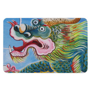 Chinesischer Foohund/Lion Guardian Mural Magnet