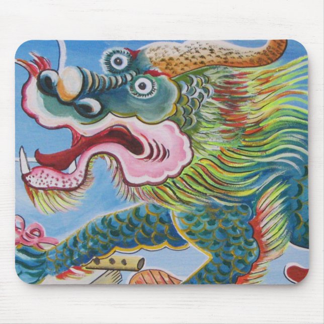 Chinesischer Foohund/Lion Guardian Mural Mousepad (Vorne)