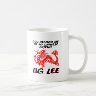 Chinesischer Freund Ug Lee Lustiger Becher Tasse