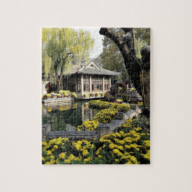 Chinesischer Garten Puzzle (Vertikal)