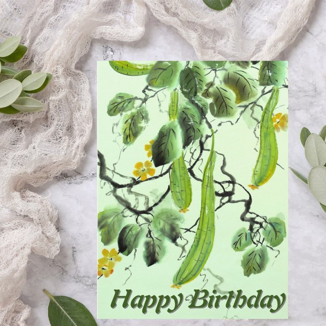 Chinesischer Gurke Postkarte (Von Creator hochgeladen)