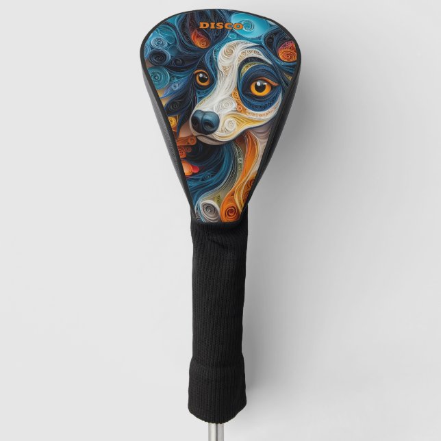 Chinesischer Hund Golf Headcover (Vorderseite)