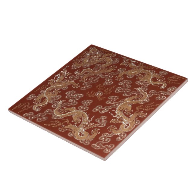 Chinesischer Kaiserdrache Moderne Fliese (Seite)