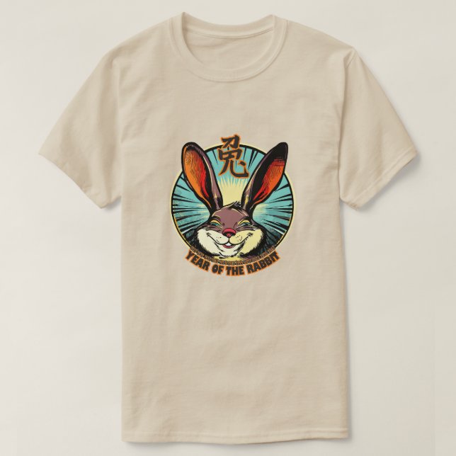 Chinesischer Kaninchen-T - Shirt (Design vorne)