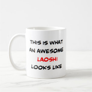 chinesischer Kantonallehrer Laoshi, phantastisch Kaffeetasse