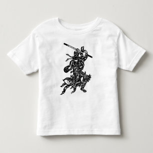 Chinesischer Krieger Kleinkind T-shirt