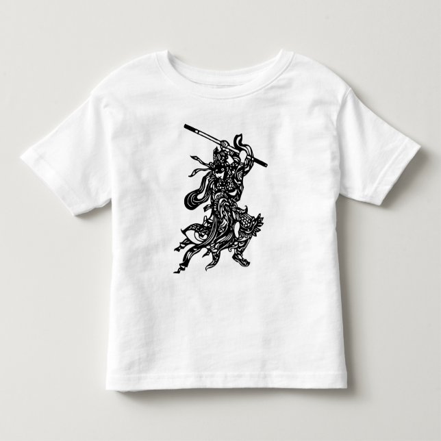 Chinesischer Krieger Kleinkind T-shirt (Vorderseite)