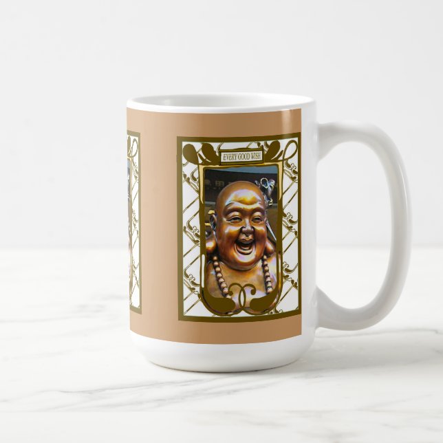 Chinesischer lachender Buddha Tasse (Rechts)
