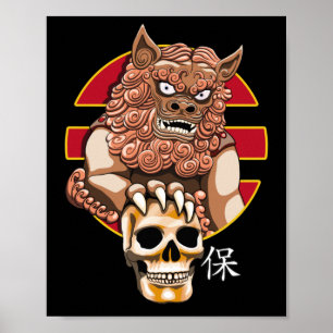 Chinesischer Löwenwächter - Foo Dog Poster