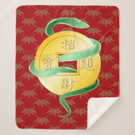 Chinesischer Mondneujahrsfest der Schlange 2025 Wo Sherpadecke