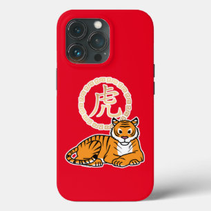 Chinesischer Montag Neujahr Tiger Zodiac Glück Case-Mate iPhone Hülle
