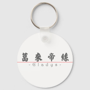 Chinesischer Name für Gladys 20137_4.pdf Schlüsselanhänger