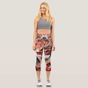 Chinesischer Neujahrdrache 2024 Zodiac Birthday Le Capri Leggings