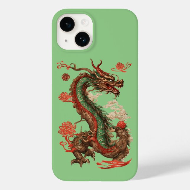 Chinesischer Neujahrsdrache 2024 Case-Mate iPhone Hülle (Rückseite)