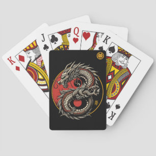 Chinesischer Neujahrsdrache 2024, Jahr des Drachen Spielkarten