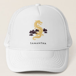 Chinesischer Neujahrsdrache 2024 Personalisiert Truckerkappe