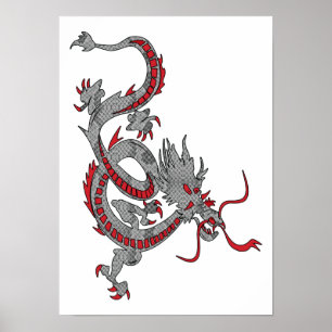Chinesischer Neujahrsdrache Poster