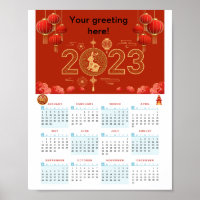Chinesischer Neujahrskalender 2023