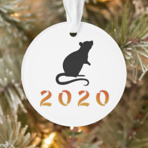 Chinesischer Neujahrsrat 2020 Ornament