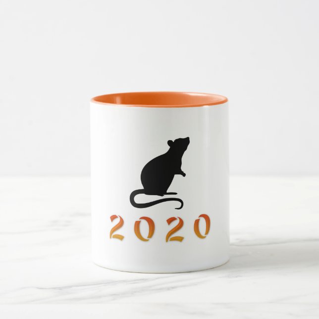Chinesischer Neujahrsrat 2020 Tasse (Zentrum)