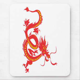 Chinesischer Neujahrsroter Drache Mousepad