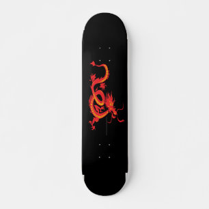 Chinesischer Neujahrsroter Drache Skateboard